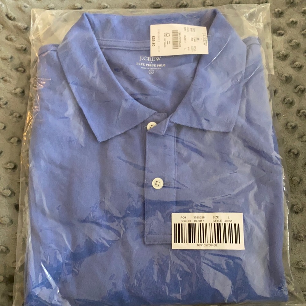 J Crew  Flex Pique Polo